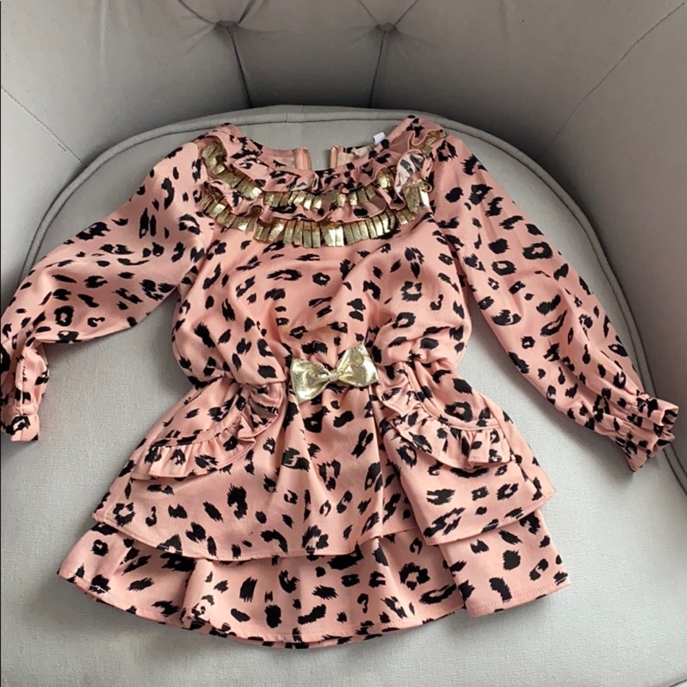 Animal print soft dress